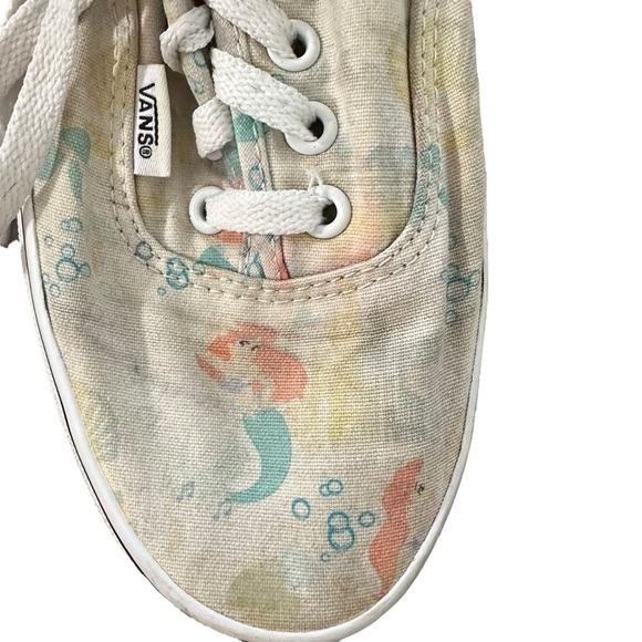 VANS x Disney Little Mermaid Ariel Shoes women's size 7 1/2, well loved - Picture 4 of 7